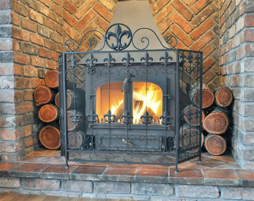 Fire Screen – Fleur De Lys