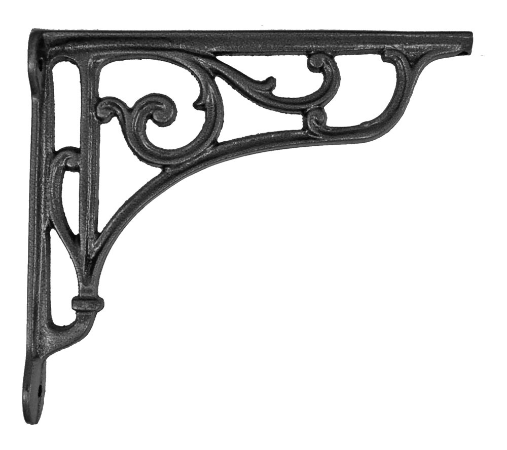 Oblique Cast Iron Shelf Bracket (Single)
